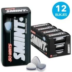 Smint XL Tin Blackmint (12x 50 stuks)