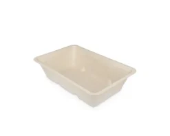 Snackbakje A9 Bagasse PFAS-vrij (500 stuks)