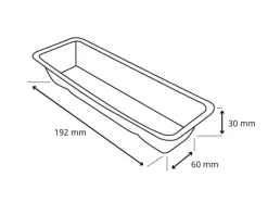 Snackbakje A16 Bagasse PFAS-vrij (500 stuks)