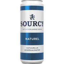 Sourcy Blauw Mineraalwater Naturel Blik (24x33cl)