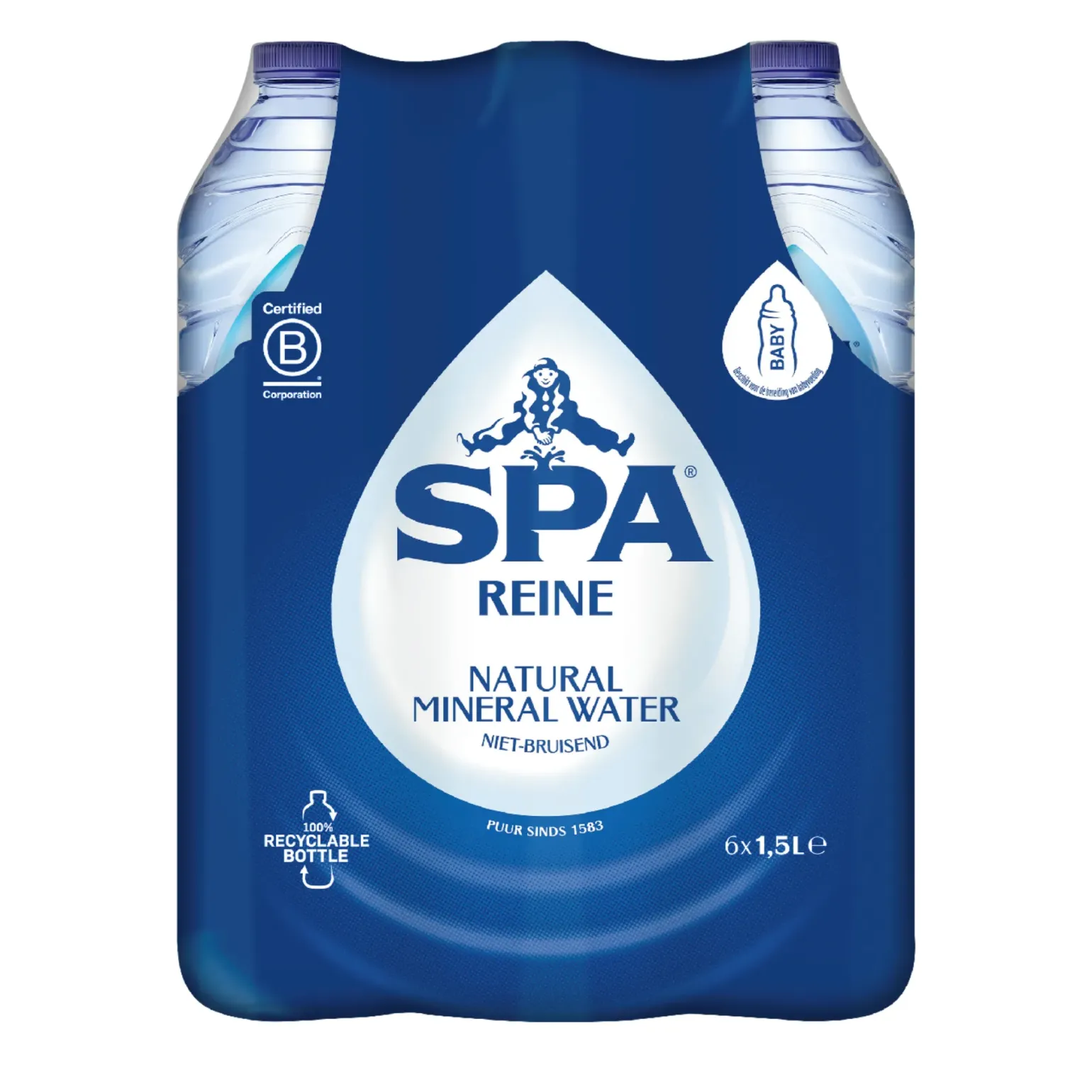 Spa Reine Blauw Pet (6x 1.5 liter)