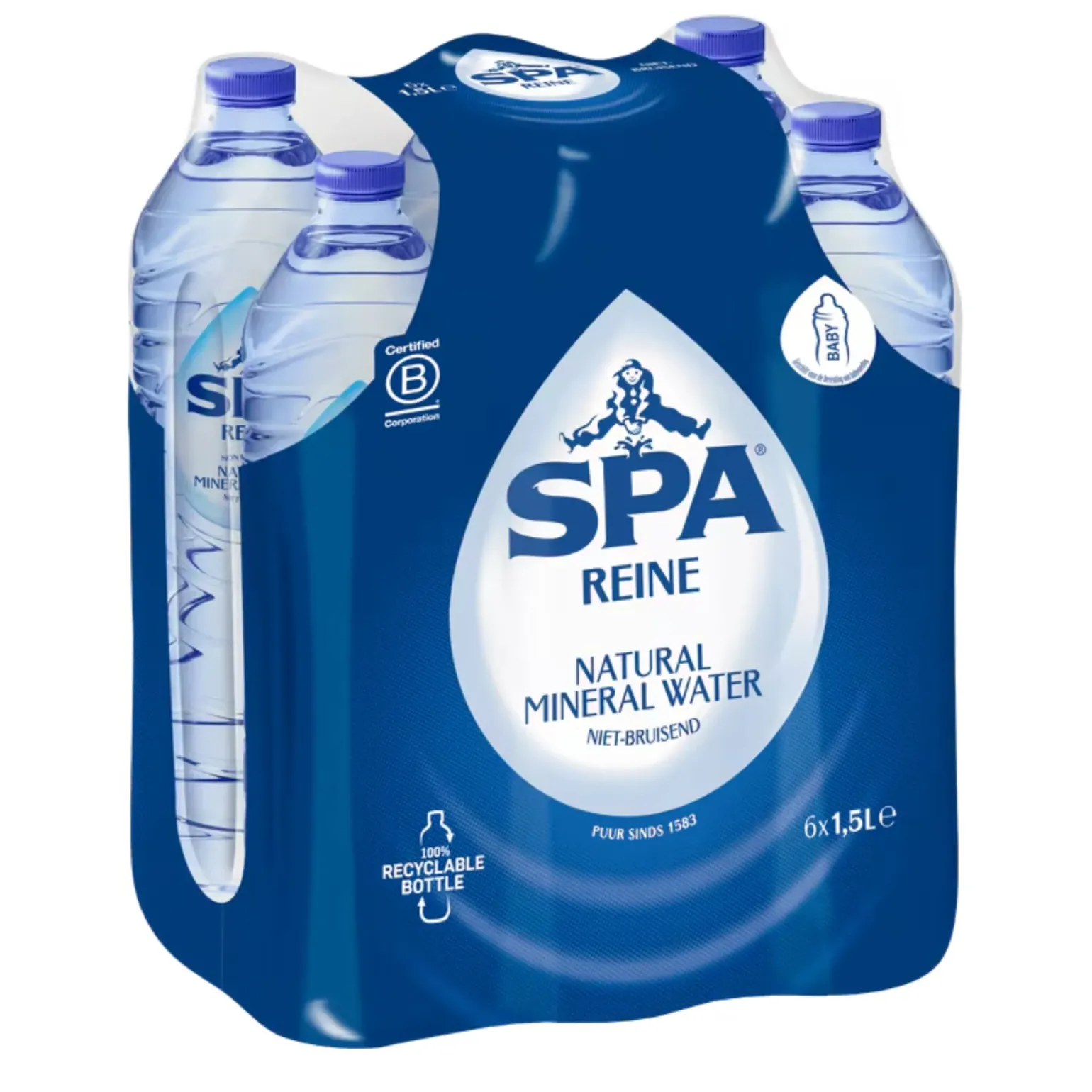 Spa Reine Blauw Pet (6x 1.5 liter)