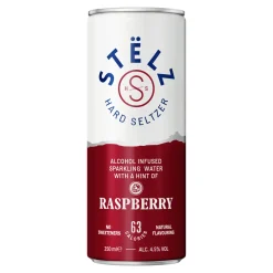 Stelz Hard Seltzer Raspberry Blik (12x 25cl)