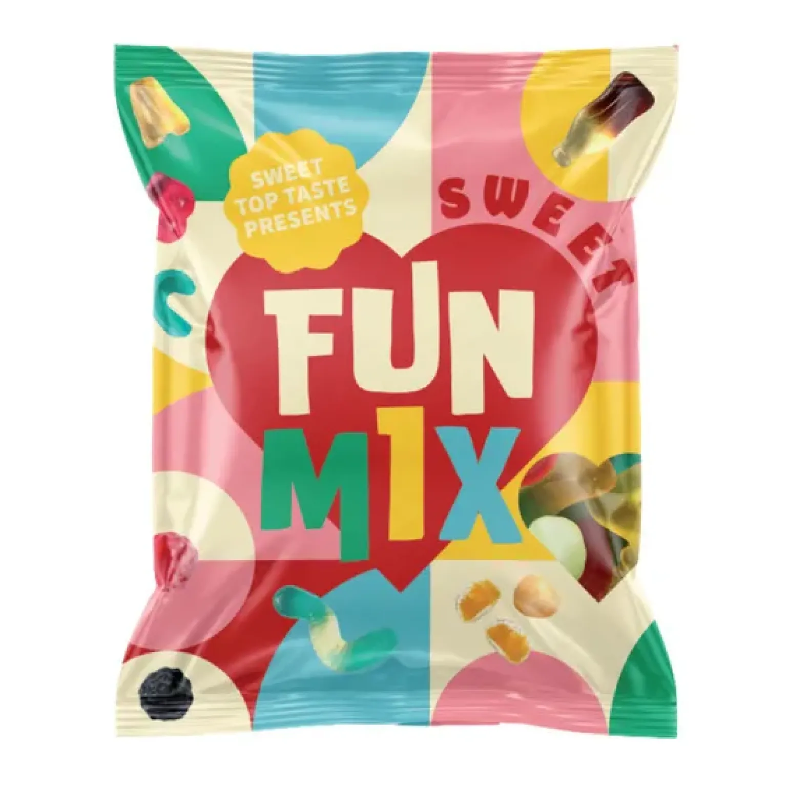 Sweet top taste sweet fun mix zakje (25x 100gr)