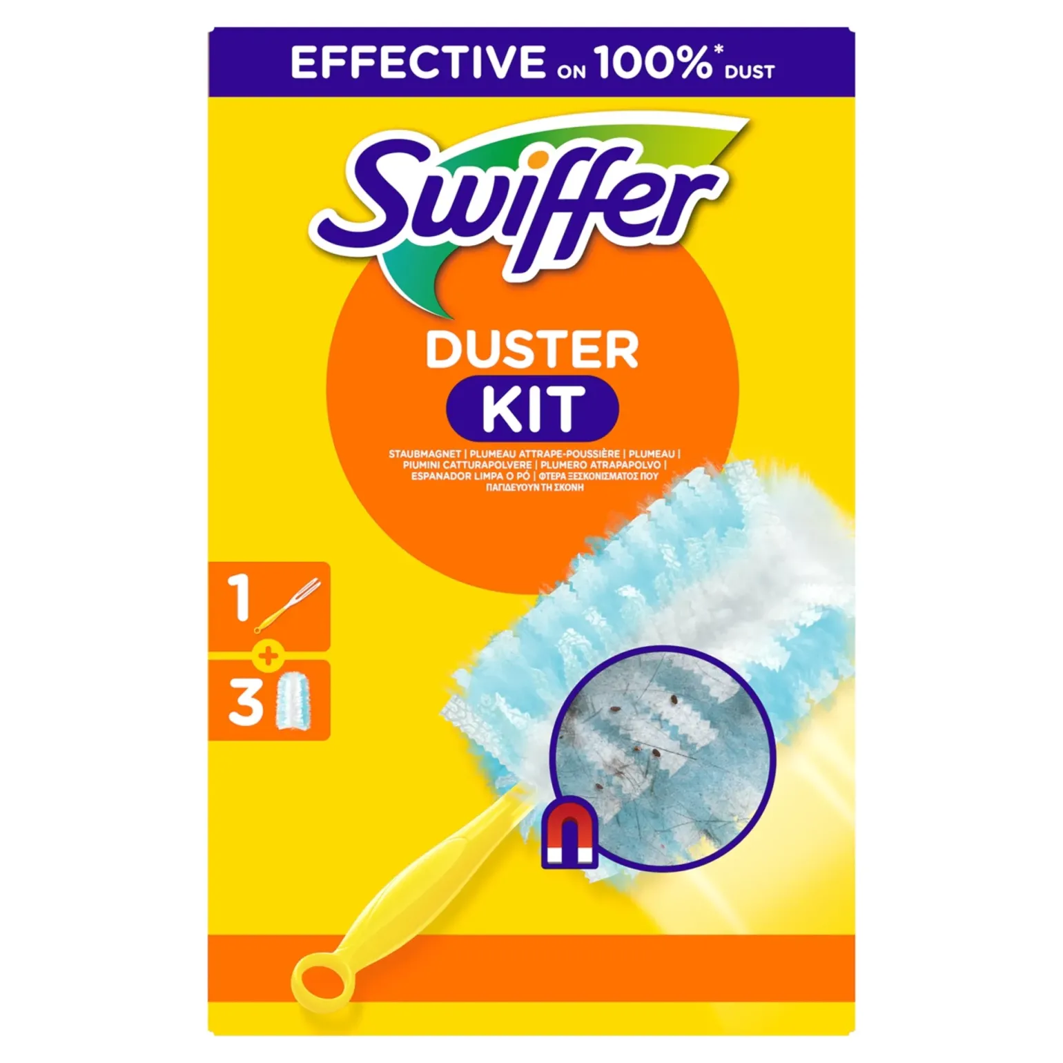 Swiffer Duster Starterkit + 3 doekjes (5 stuks)