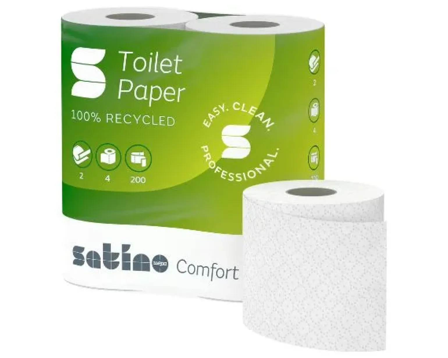Toiletpapier 2-laags Tissue Los (4x 200 vel)