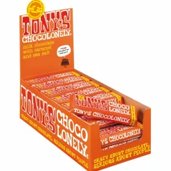 Tony’s Chocolonely Karamel & Zeezout (35x 47gr)