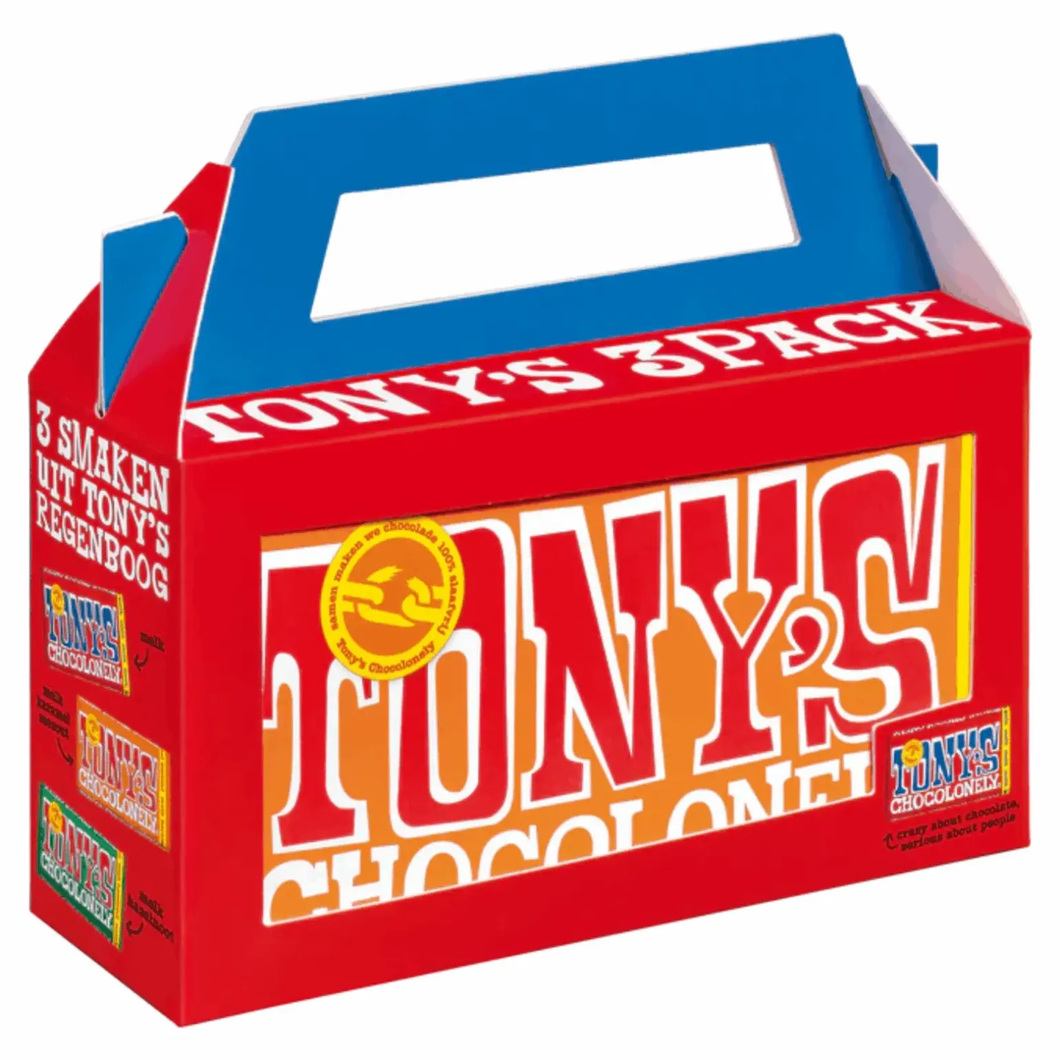 Tony’s Chocolonely rainbowpack classic (8x 3-pack)