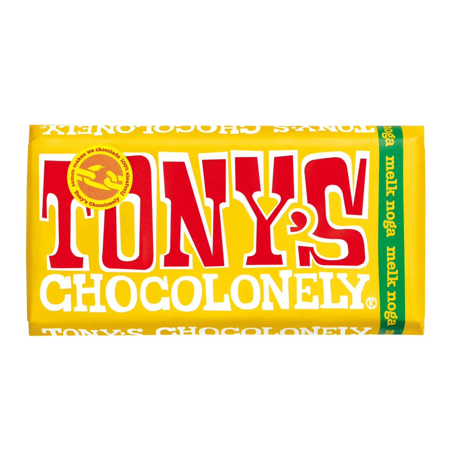 Tony’s Chocolonely Reep Melkchocolade Noga (15x 180gr)