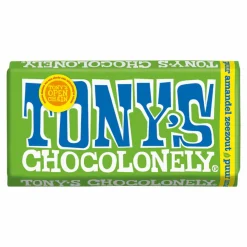 Tony’s Chocolonely Reep Pure Chocolade Amandel & Zeezout (15x 180gr)