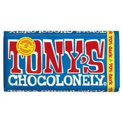 Tony’s Chocolonely Reep Pure Chocolade 70% (15x 180gr)