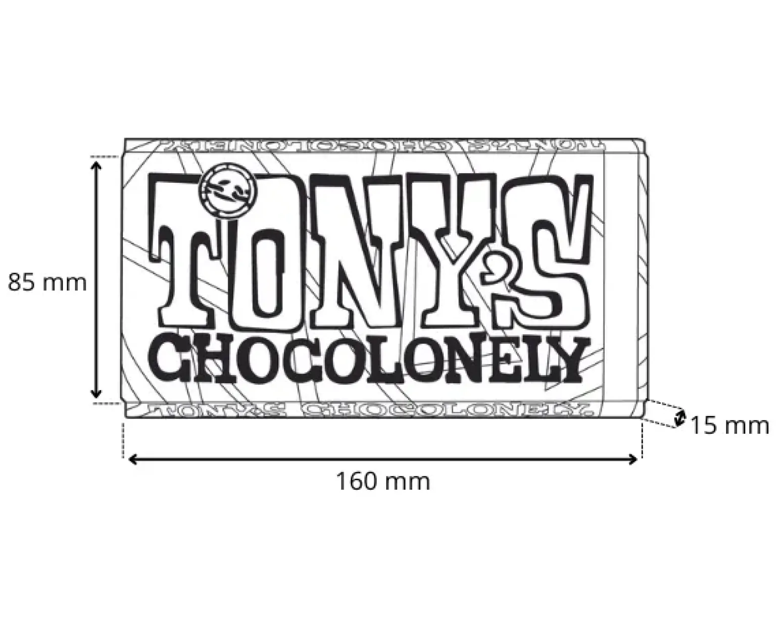 Tony’s Melk Pecan Crunch Karamel (15x180gr)