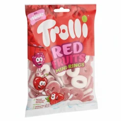 Trolli Red Fruits Mini Rings zakje (15x 200g)