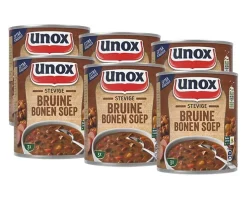 Unox Stevige Bruine Bonensoep Blik (6x 0,8 liter)