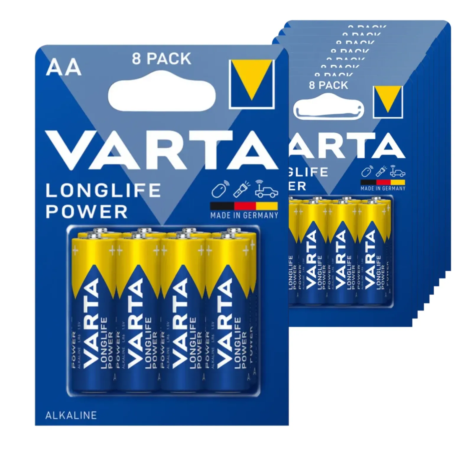 Varta AA Longlife Power Batterijen LR6 (10x 8 stuks)
