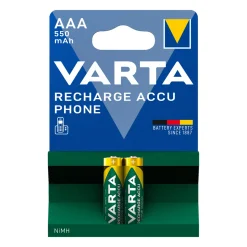 Varta AAA Oplaadbare Batterijen Phone HR03 500mAh (10x 2 stuks)