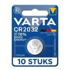 Varta CR2032 Lithium Knoopcel Batterij (10 stuks)