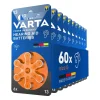 Varta Hoortoestel Batterijen Type 13 (10x 6 stuks)