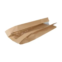 Vensterzak bruin kraft (500 stuks)