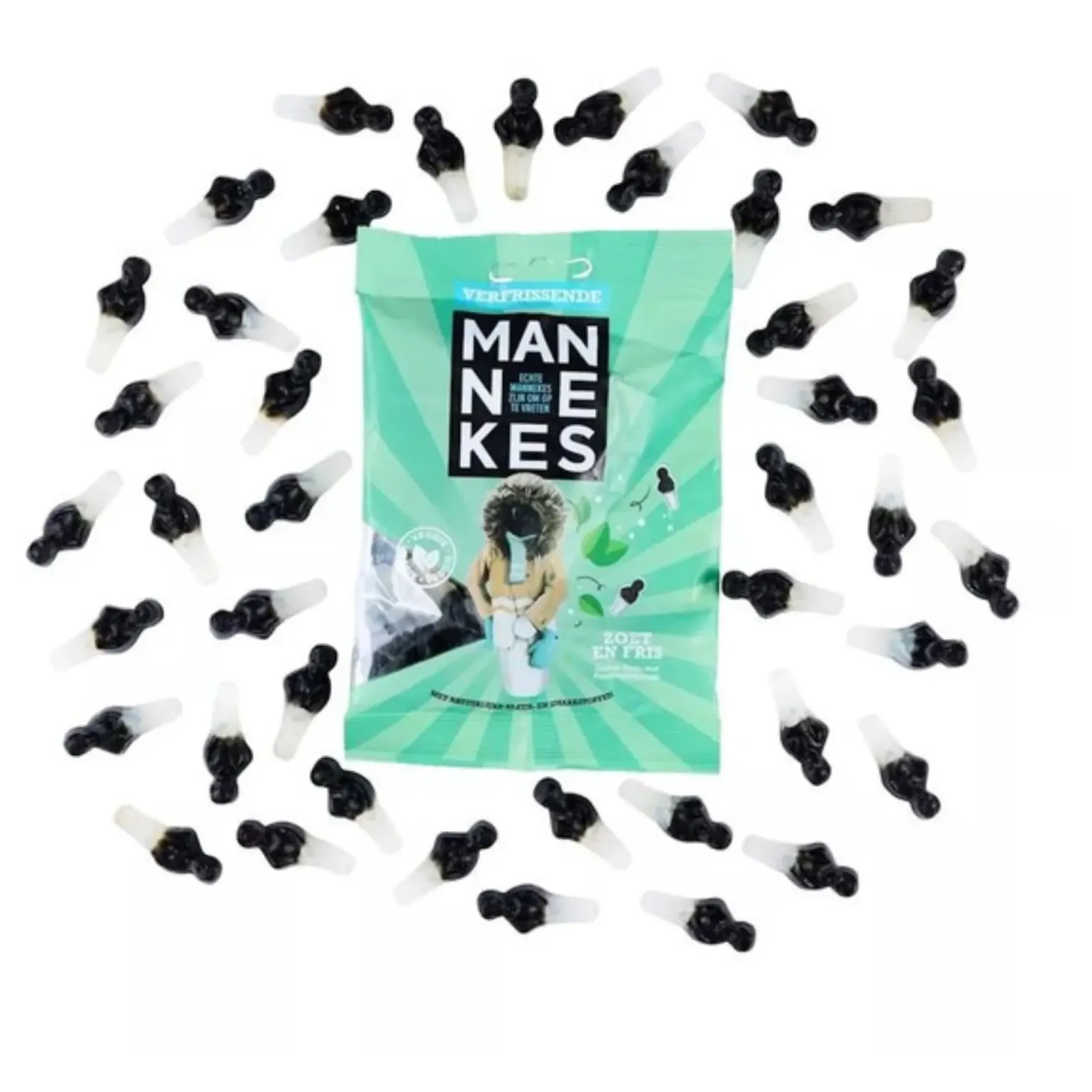 Verfrissende Mannekes Zakje (25x 100 gr)