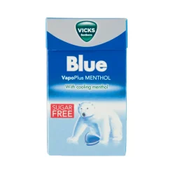 Vicks Blue Menthol Suikervrij Minibox (20x 40gr)