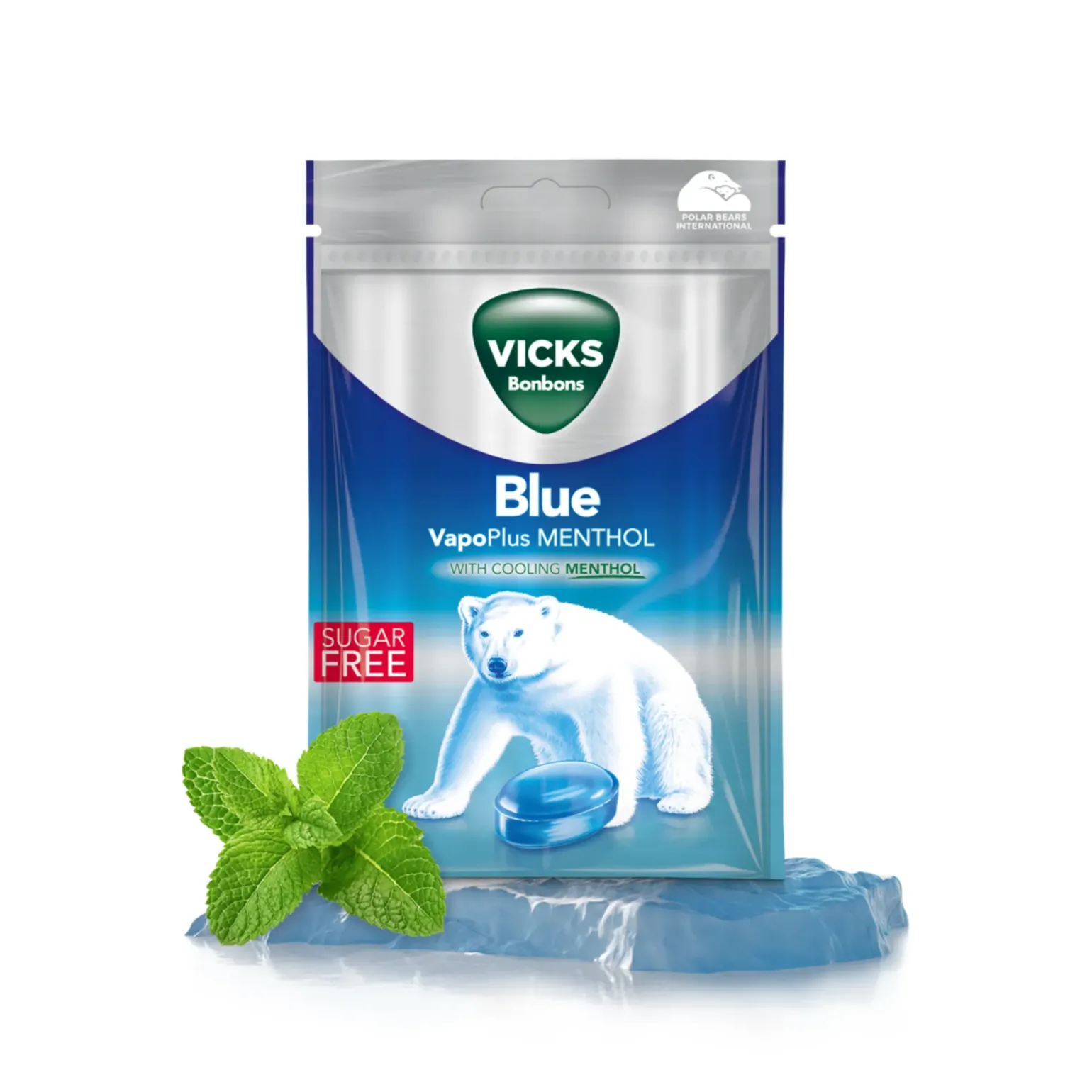 Vicks Blue Suikervrij Zak (20x 72gr)