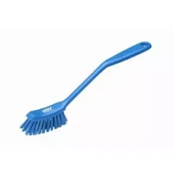 Vikan afwasborstel smalle borstelkop blauw
