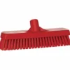 Vikan vloerschrobber hard rood 30cm