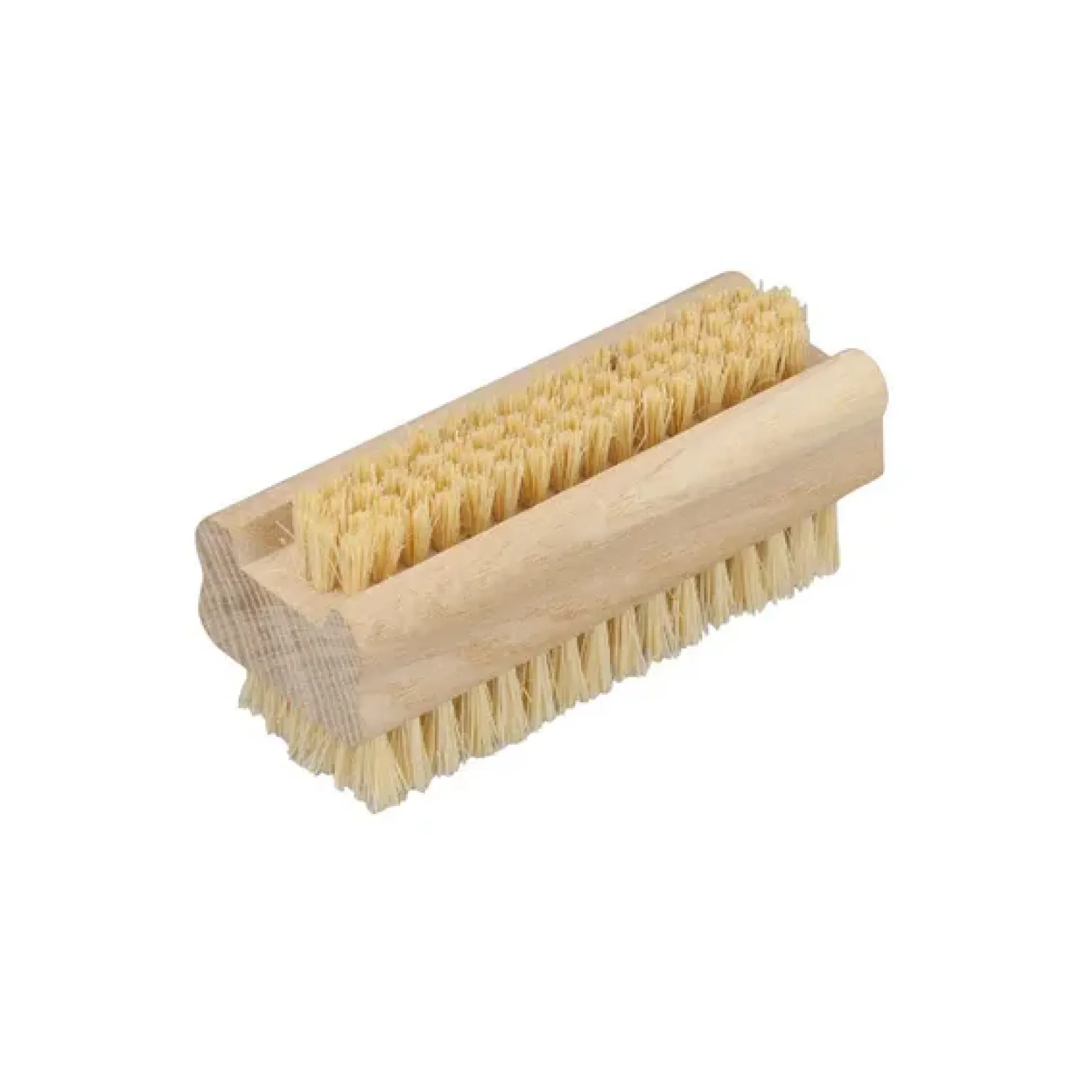 Weco nagelborstel hout fiber dubbele inzet