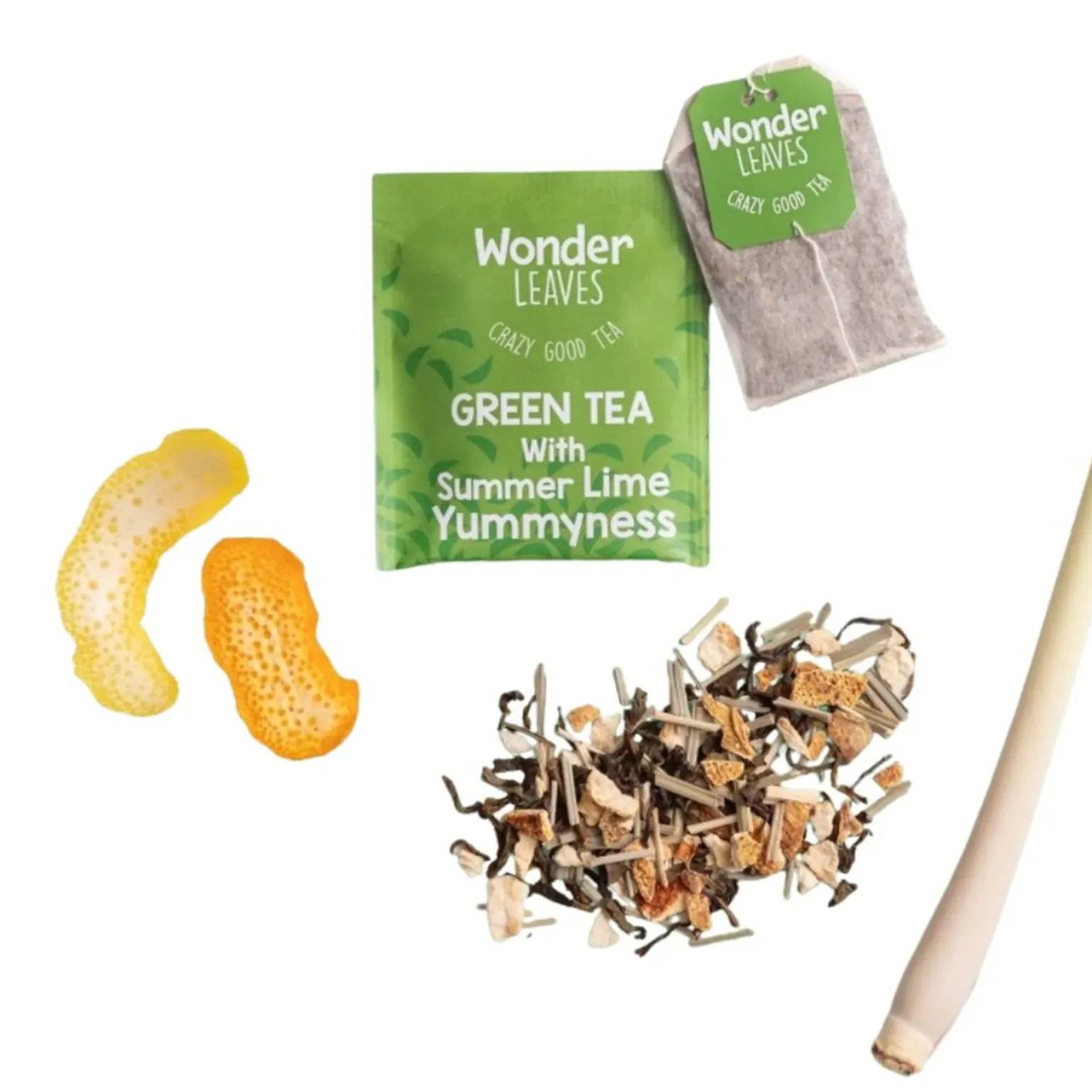 Wonder Leaves BIO FT Green Tea lime (25x 1,8gr)