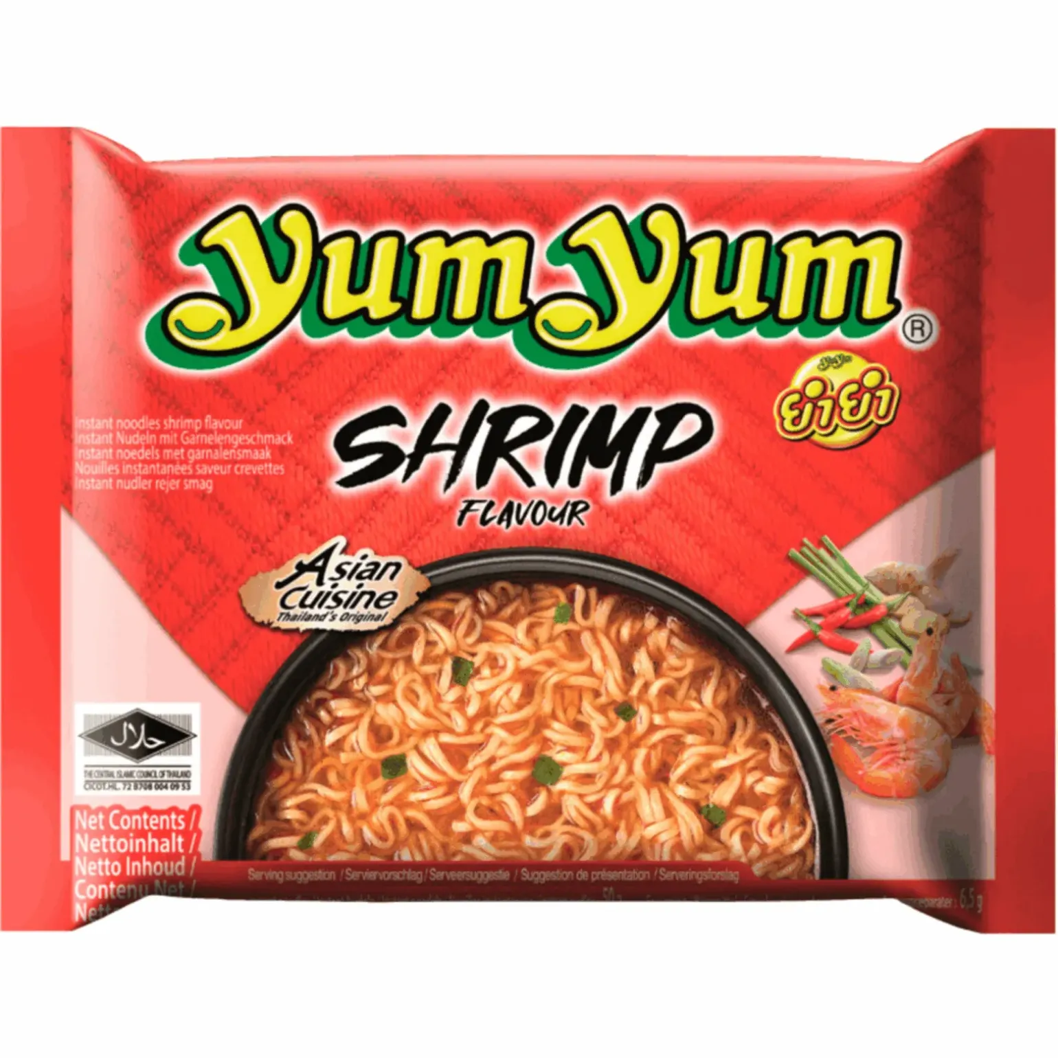 Yum Yum Garnalen Noodles (30x 60gr)